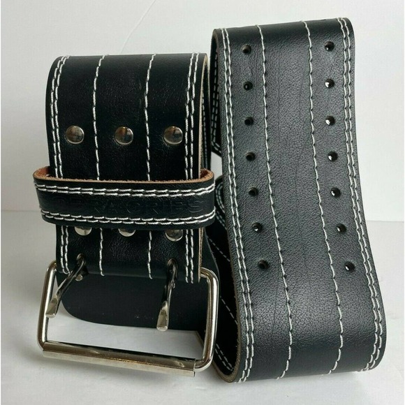 Cobra Grips Weight Power Lifting Belt 4" Wide Premium Genuine Cowhide Adjustable - Picture 5 of 5